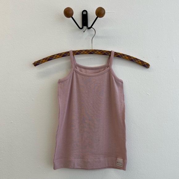 Muji Japan Pink Jersey Camisole Tank Top Toddler Size 100 (4T) - Picture 1 of 4